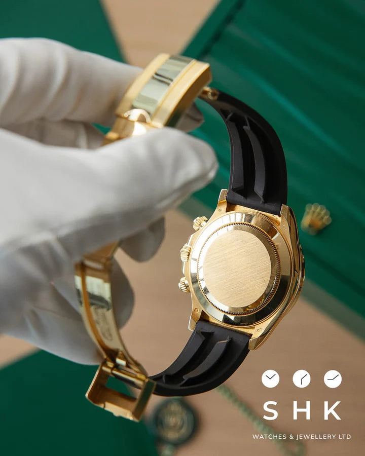 Ro*ex Eye Of The Tiger Gold Dial Silicon Belt Edition Premium Quality Luxury Watch mercurewatches.store