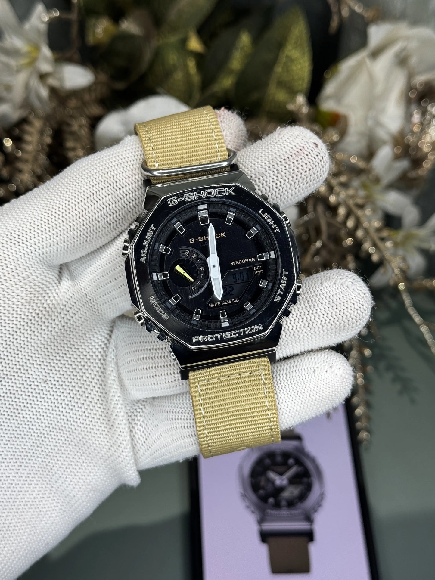 Gshock Gm2100 Beige Premium Japan watch