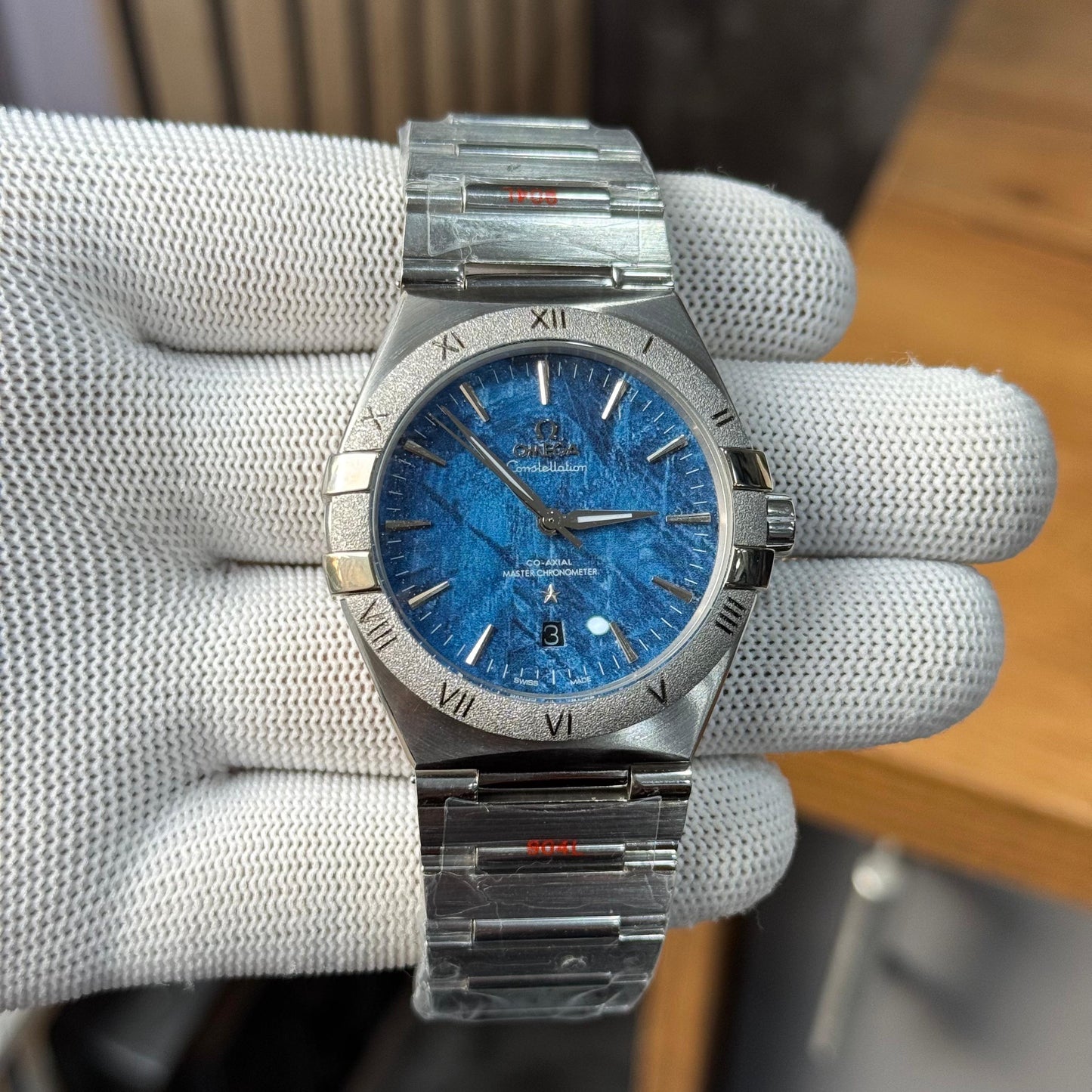 Omega Constellation Meteorite Edition Blue Dial