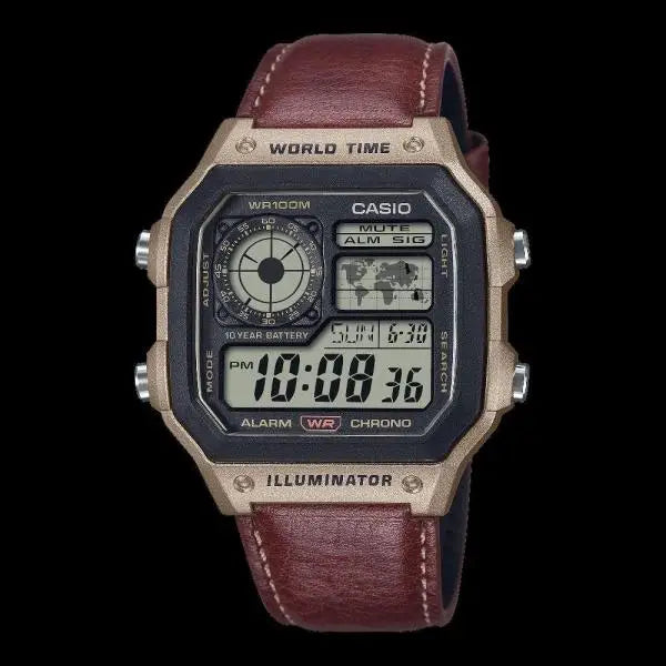 CaSio AE-1200 Illuminator Brown - J1234