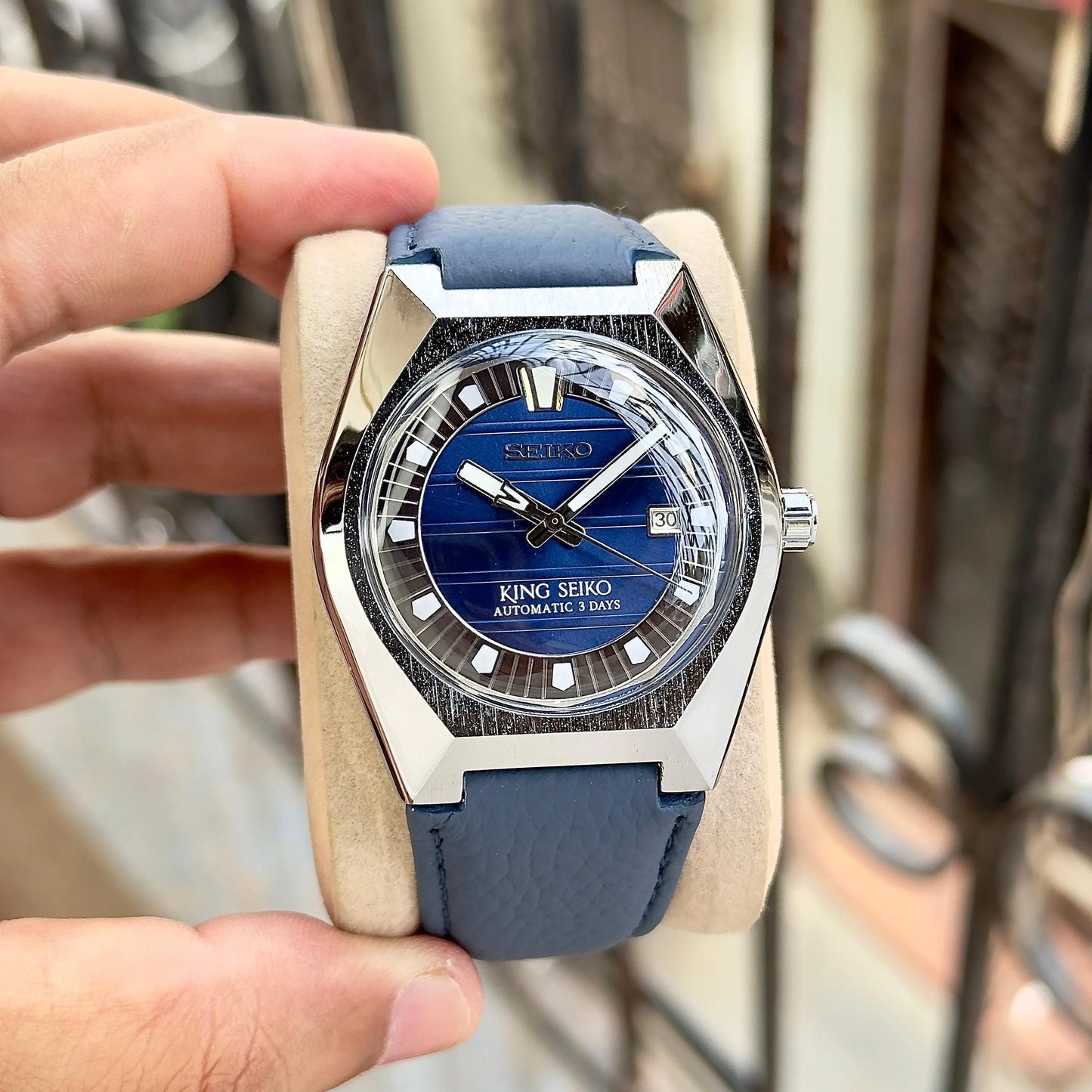 Seiko King Mens Blue