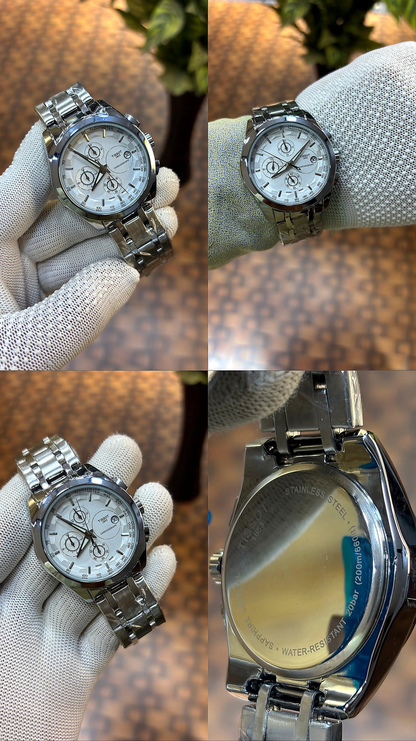 Citizen Tisso t 1853 Chronograph silver white