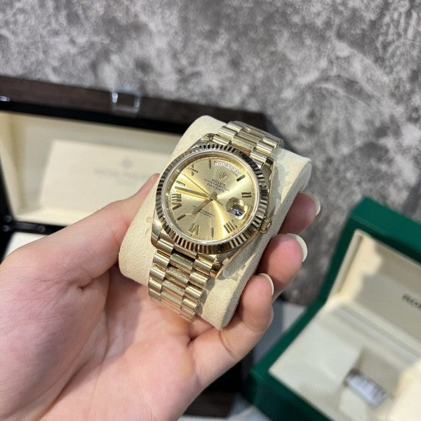 ROLE X DAY DATE GOLD GOLD AUTOMATIC HEAVY 464