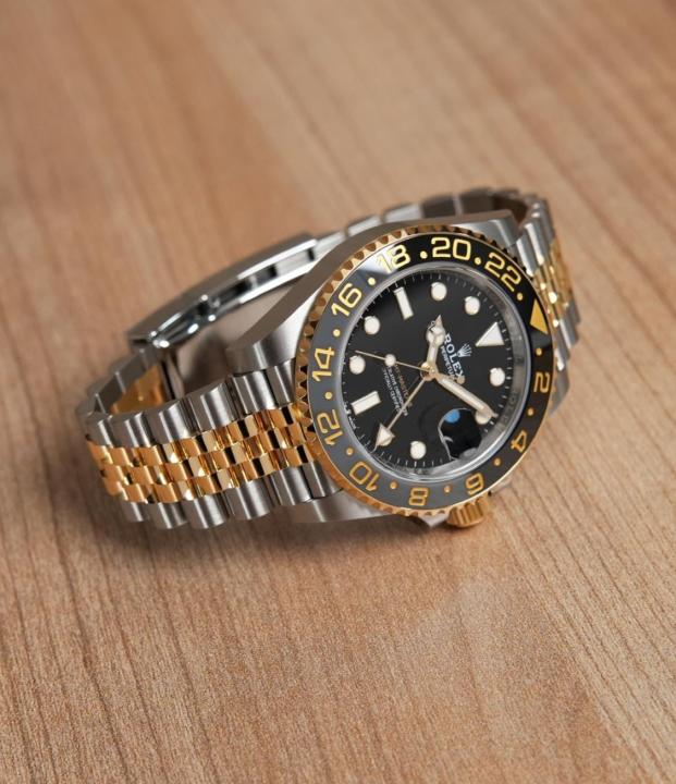 Role_x GMT Master II Zombie Black Grey Steel Yellow Gold Watch Two-tone Luxury Edition Premium Quality mercurewatches.store