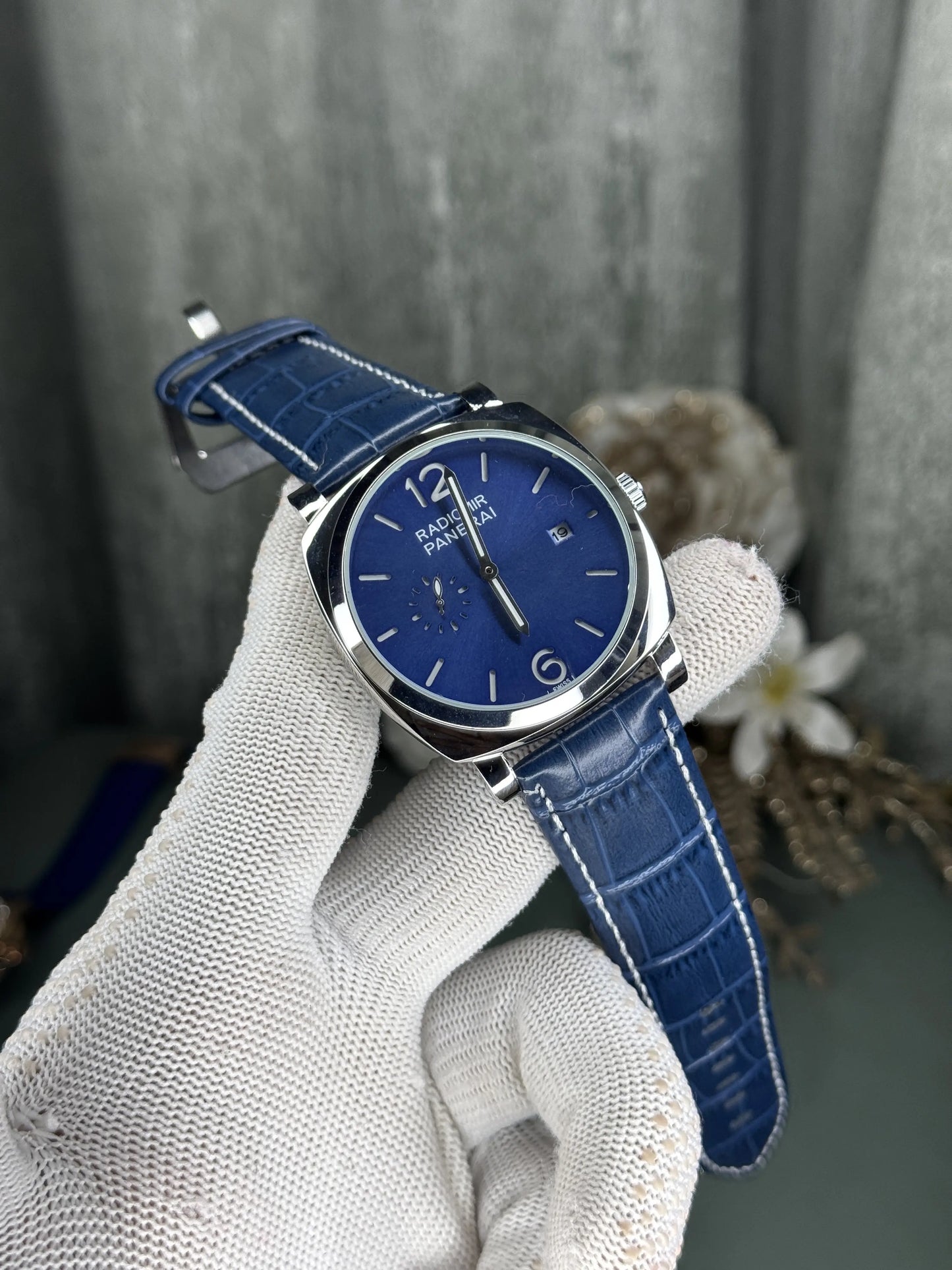 Panerai.. Radiomir Quaranta Blue White Premium Quartz Watch