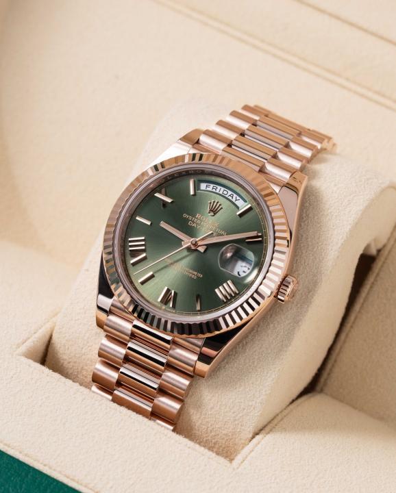 Role_x Oyster Perpetual Day Date 40 Battery Copper-Green