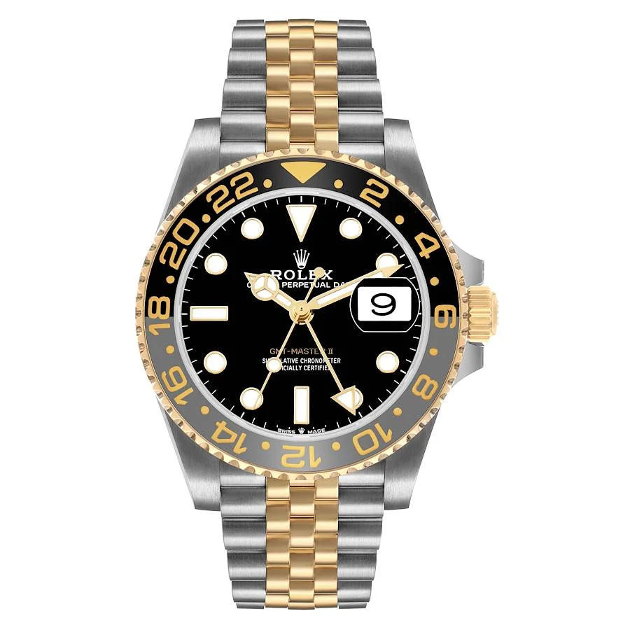 Role_x GMT Master II Zombie Black Grey Steel Yellow Gold Watch Two-tone Luxury Edition Premium Quality mercurewatches.store