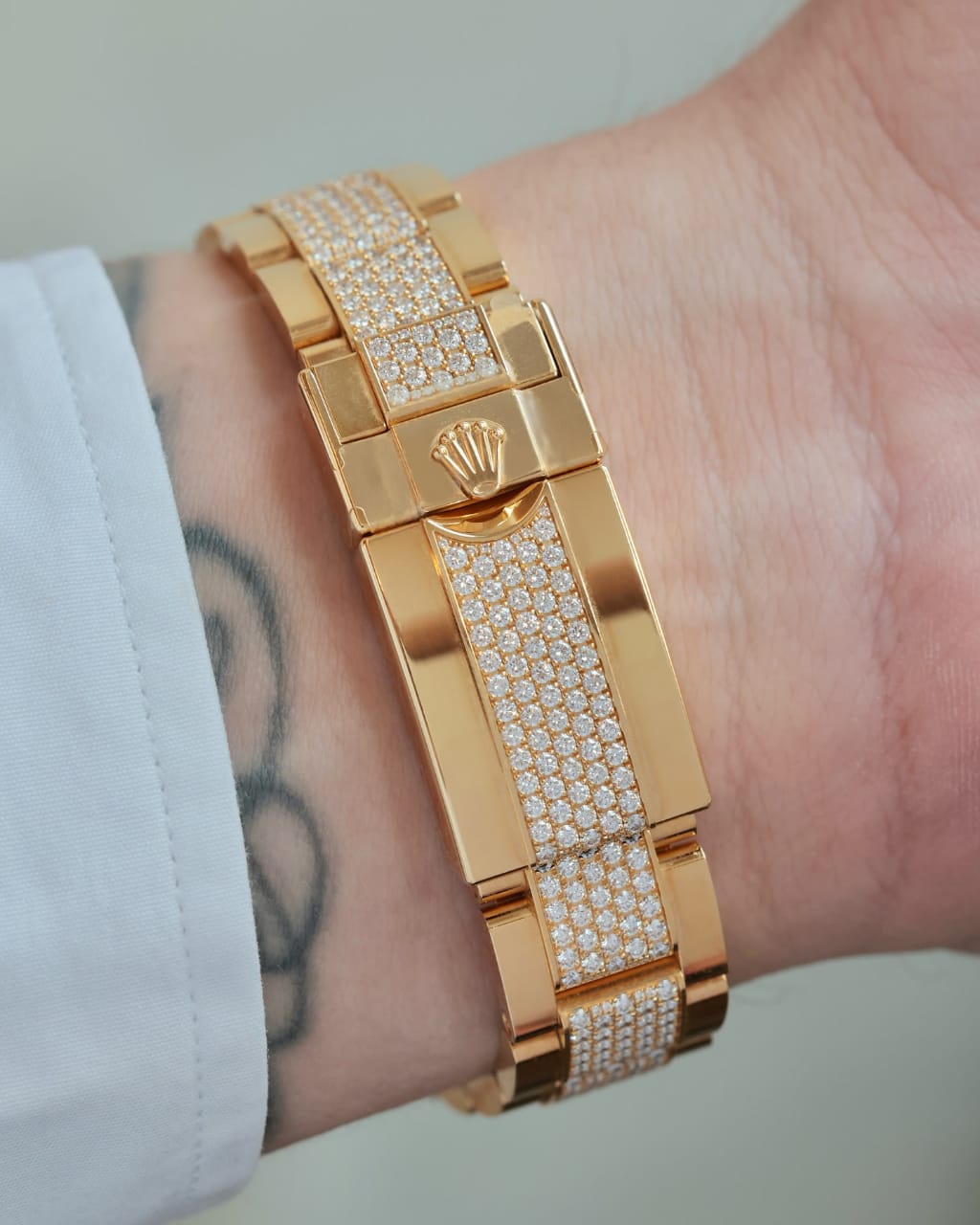 RLX Eye_Of_The_Tiger Golden Chain Bracelet Premium Quality mercurewatches.store