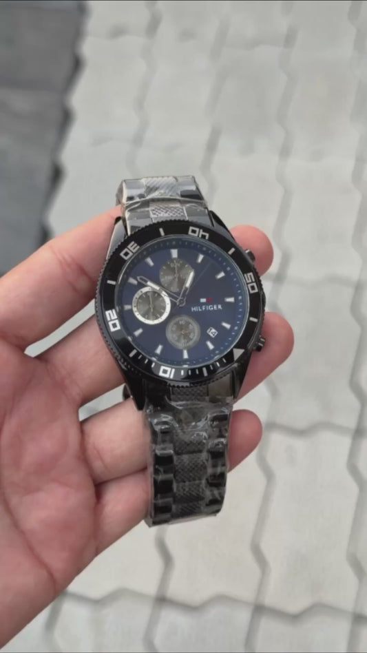 Tomm_y Hilfiger black blue
