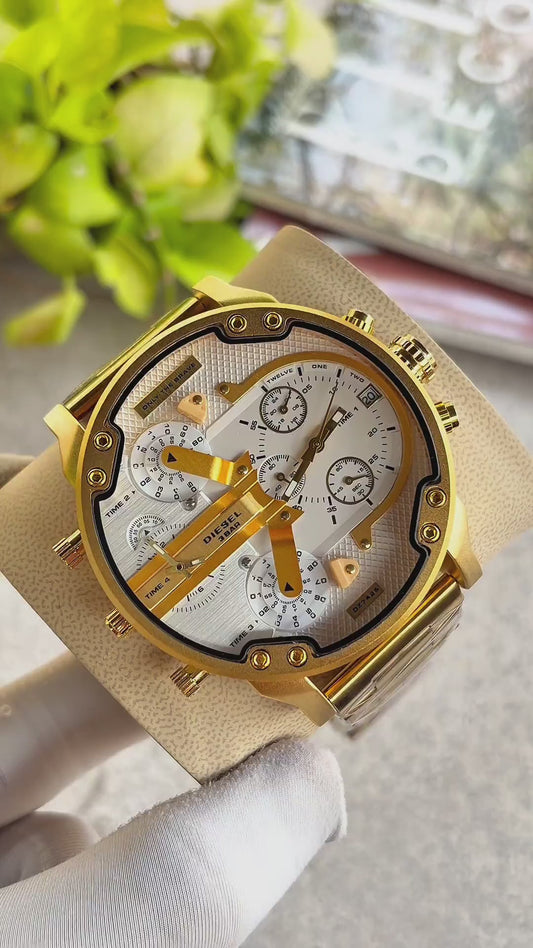 Diese_l 3 Bar Big Dady Heavy Quality Gold-White