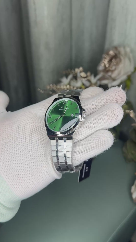 Arman i Exchange Silver Green Premium Watch