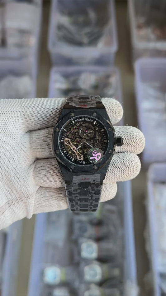Audemars_piguet Royal Oak Skeleton Automatic Black-Black