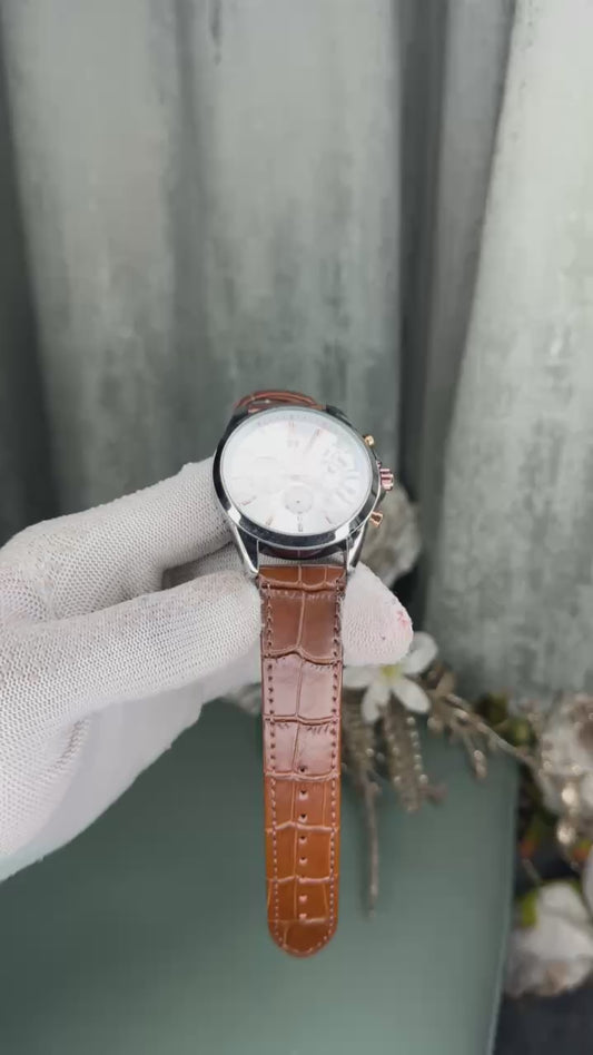 Tommy Hilfige t Brown White Premium Chronograph Watch