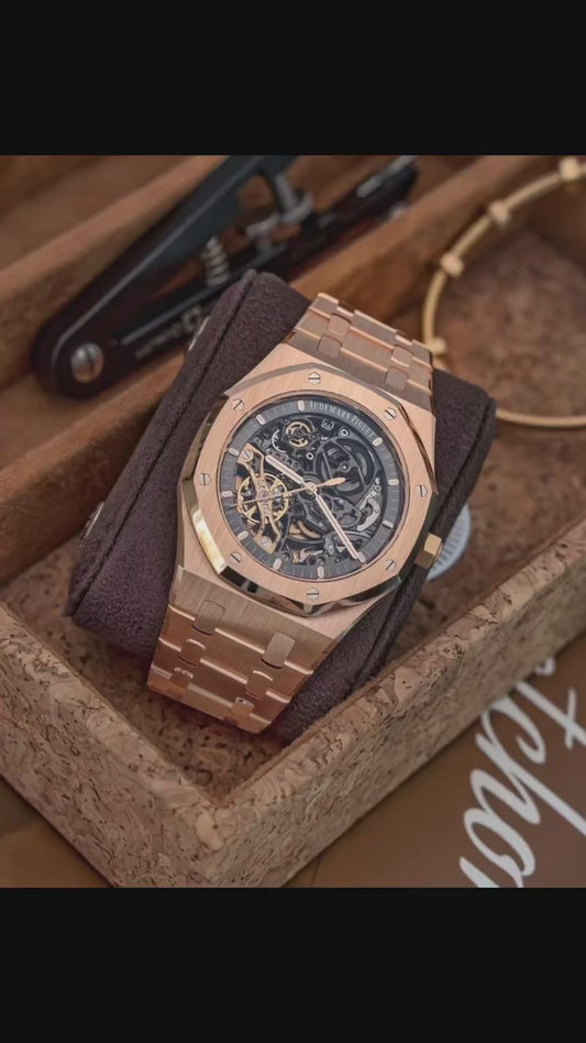 Audemars pigue_t Royal Oak Skeleton Automatic Copper Black