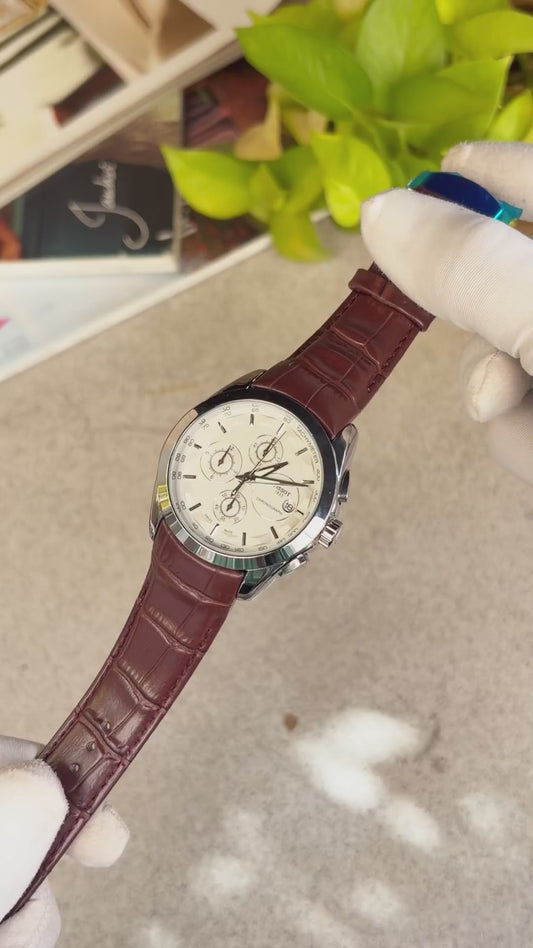 Tisso_t 1853 Couturier Brown-Silver-White
