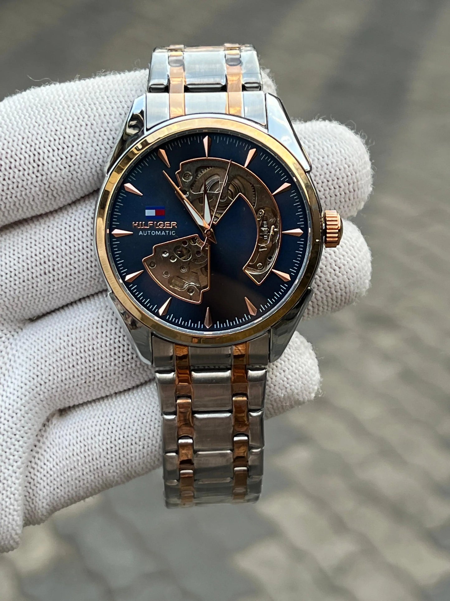 Tommy hilfiger! Automatic Two Tone Blue