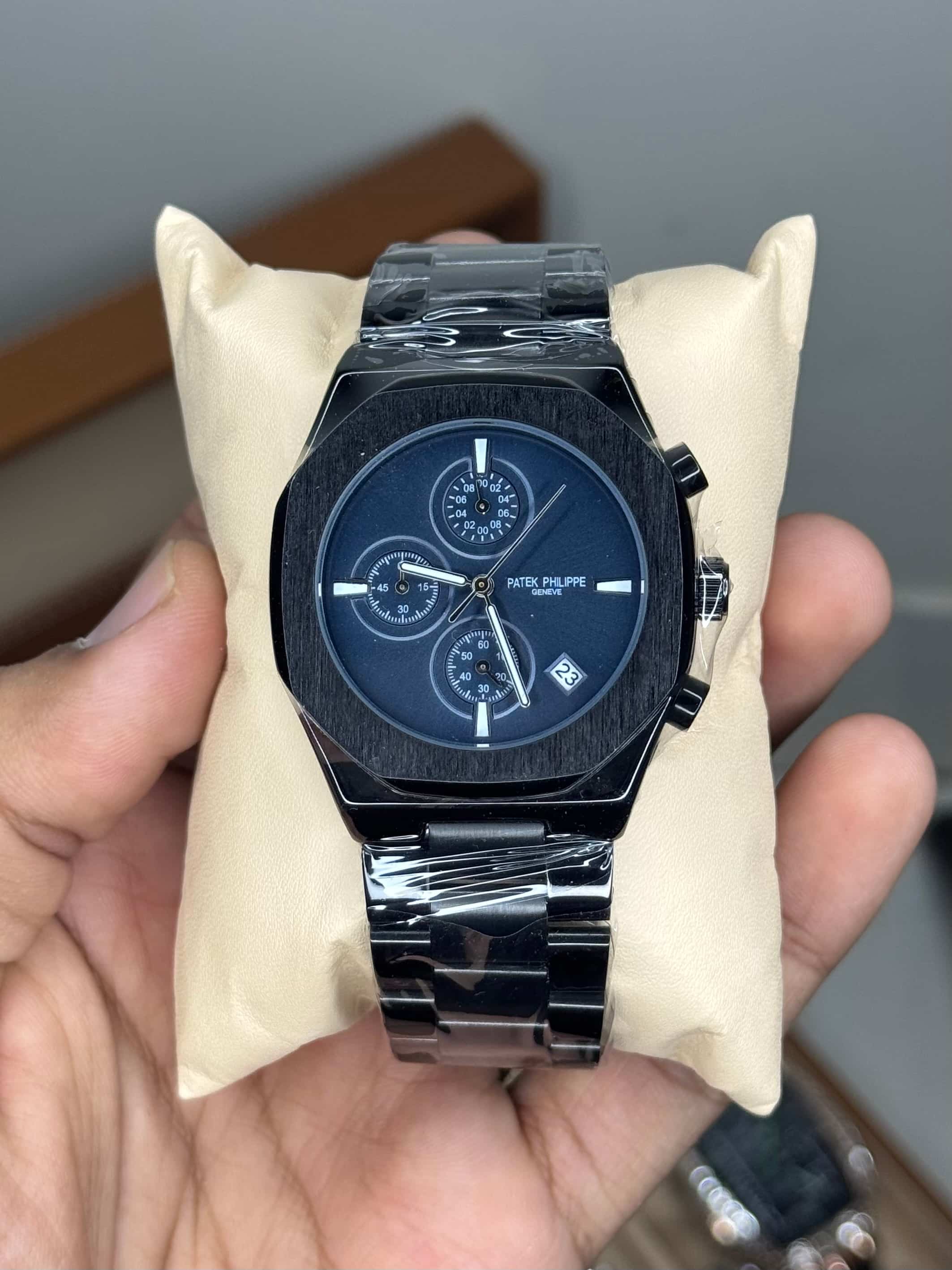 Patek Philippe Black Blue Chronograph Premium Watch