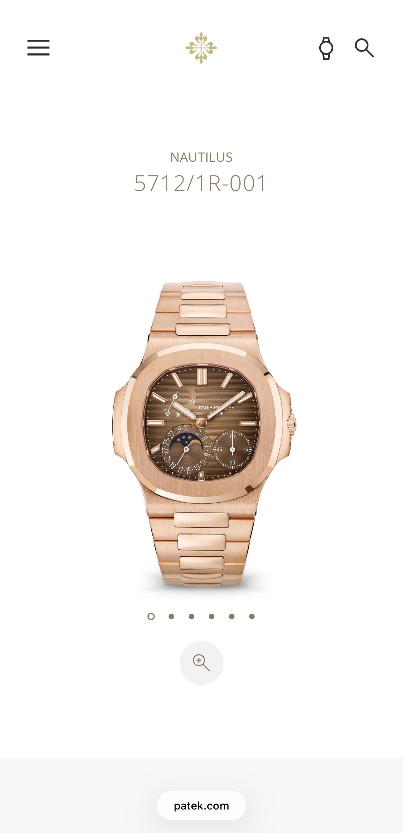 ✔️ *Patek Phillipe Nautilus 5712/1R-001 Power Reserve Moonphase*