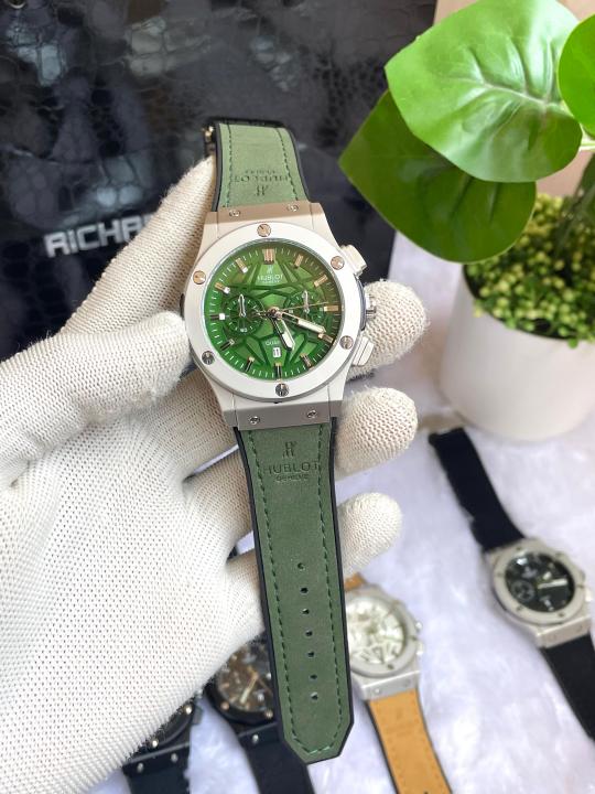 Hublot Big Bang NoN Chrono Silver Green AT447