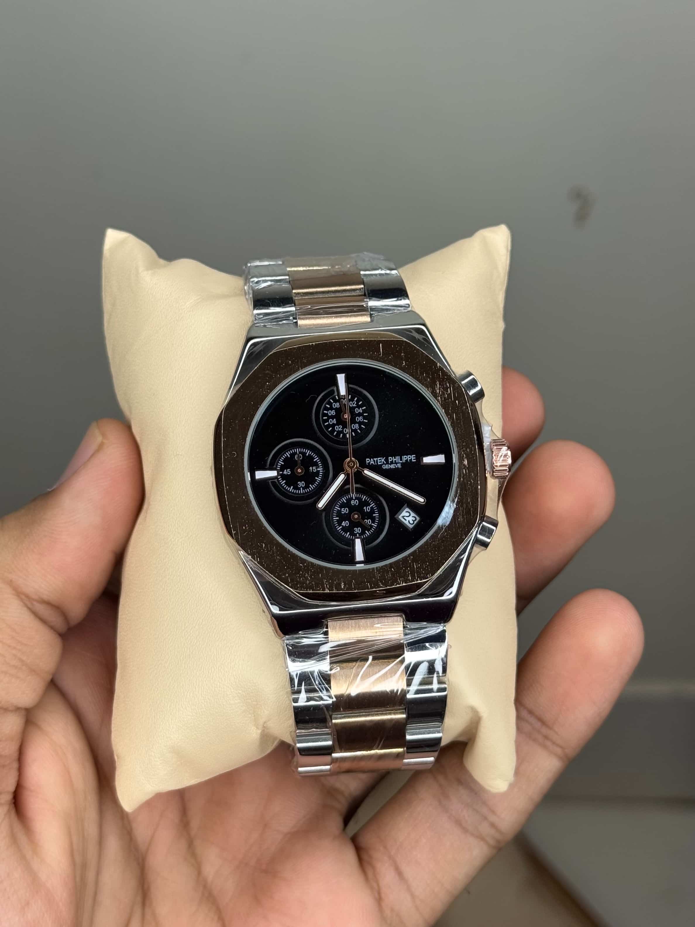 Patek Philippe Dual Black Chronograph Premium Watch