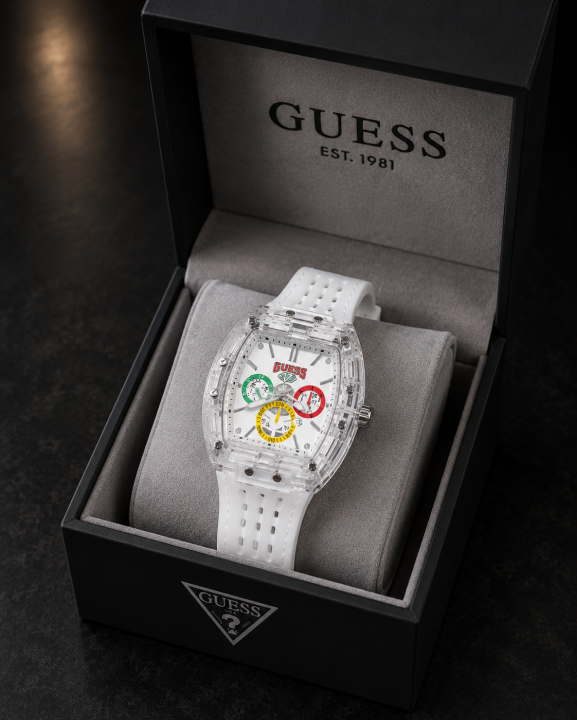 GUES S WATCH WHITE NEW EDITION 547
