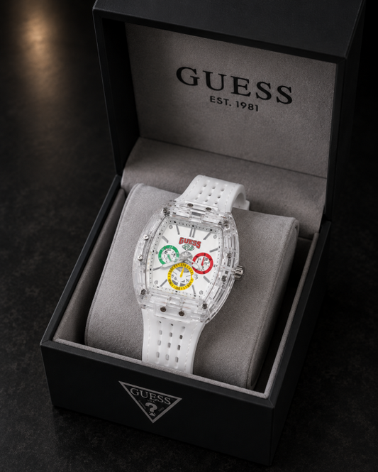 GUES S WATCH WHITE NEW EDITION 547