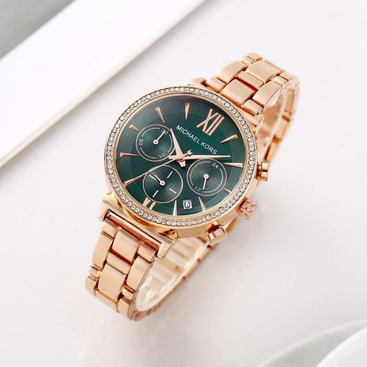 Michael_Kors_Sofi_Rosegold_Green