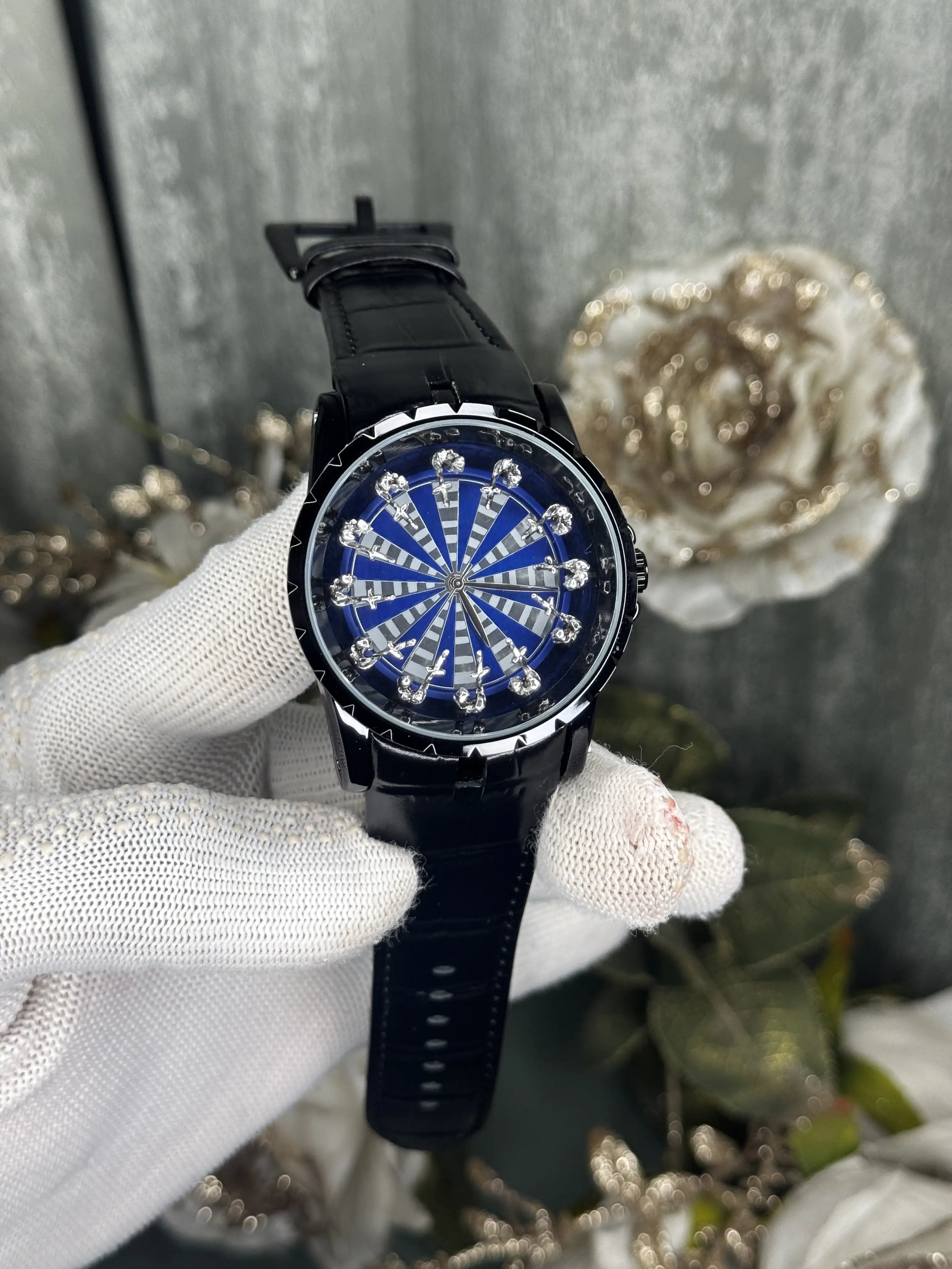 Roger Dubuis Silver Blue Onola Twelve Knights Premium Watch
