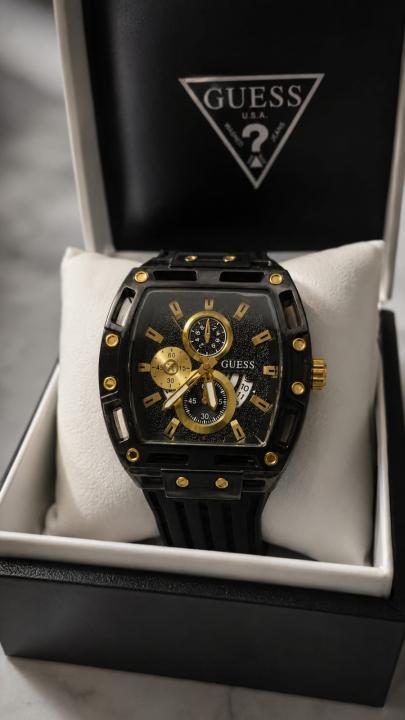 GUES S WATCH WHITE GOLD NEW EDITION 552