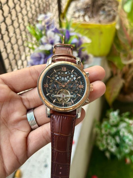 Patek_Philippe leather automatic