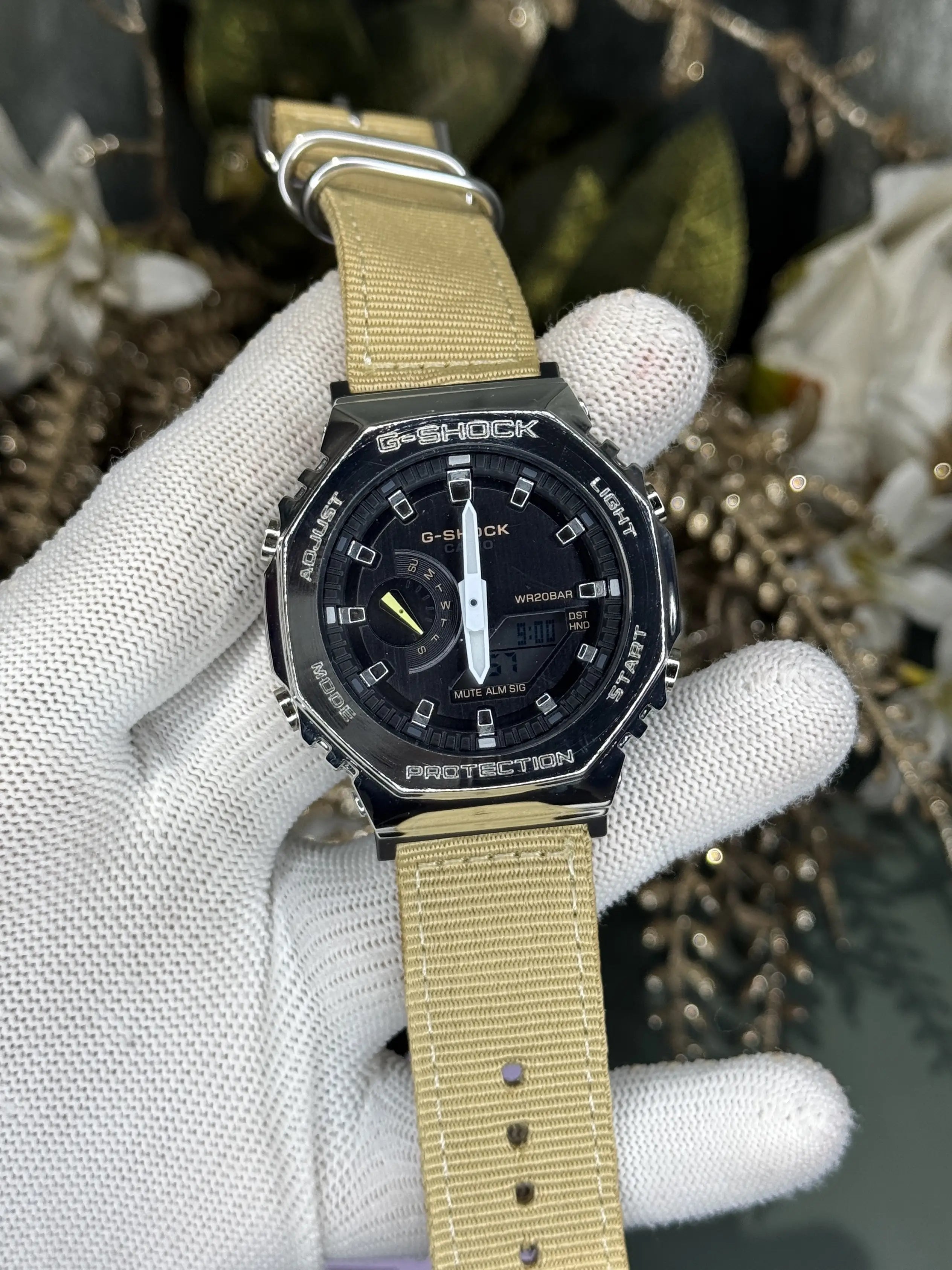 Gshock Gm2100 Beige Premium Japan watch