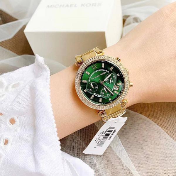 Michael Kor_s Parker Gold-Green