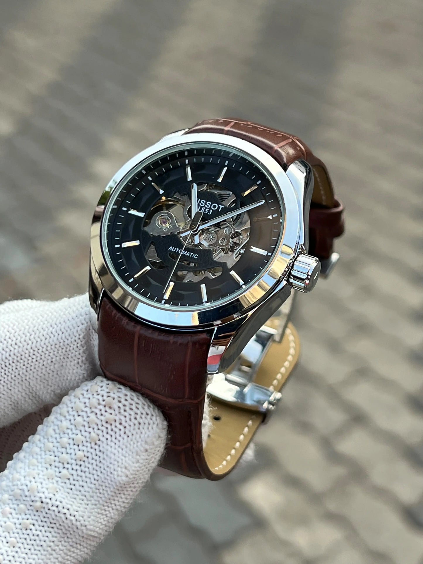 Tissot 1853 Automatic Leather Belt