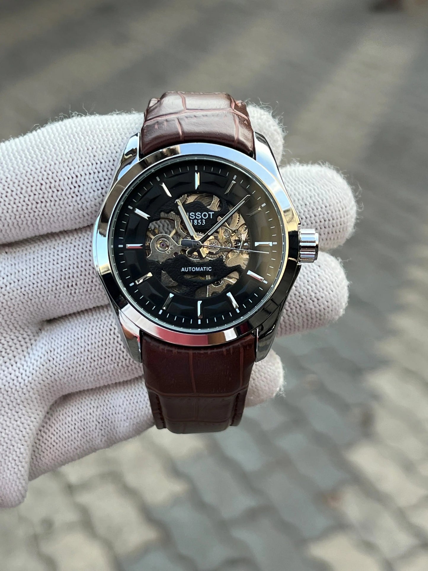 Tissot 1853 Automatic Leather Belt