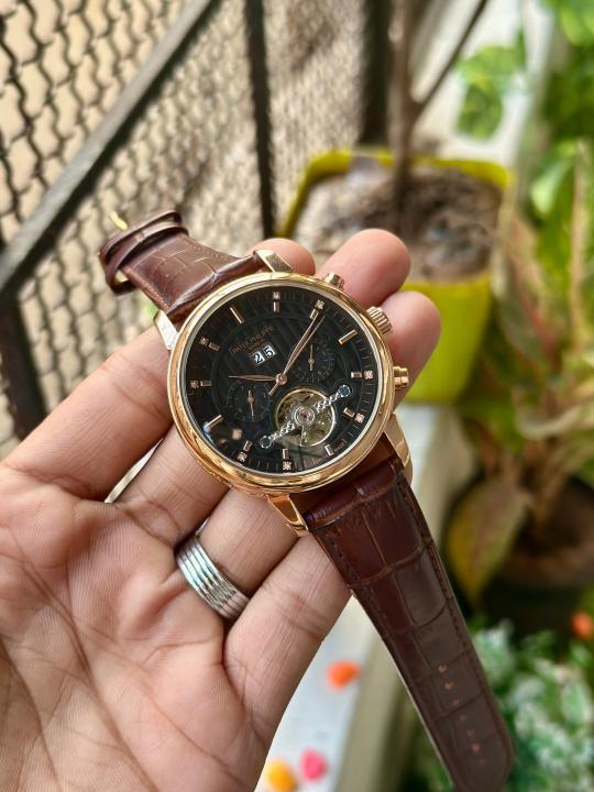 Patek_Philippe leather automatic