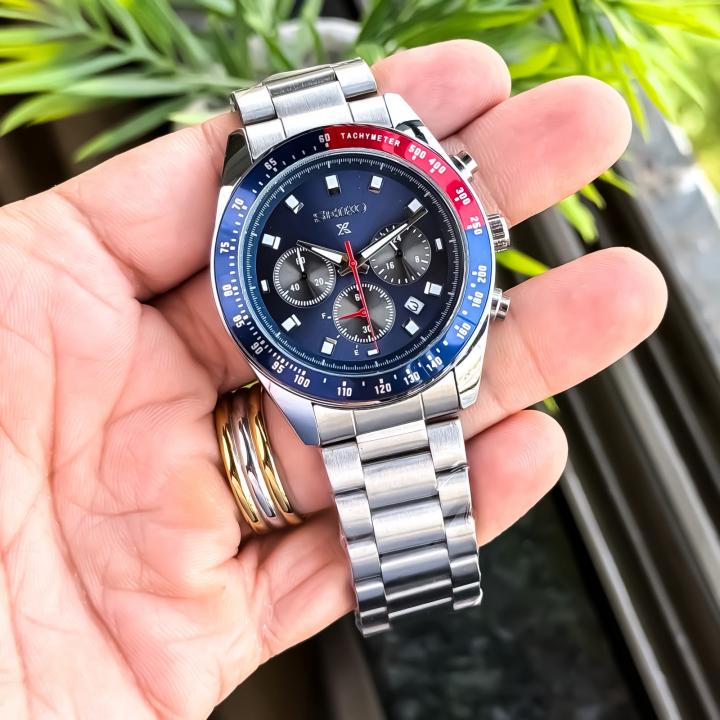 SEIK_O_CRONOGRAPH_SILVER- BLUE