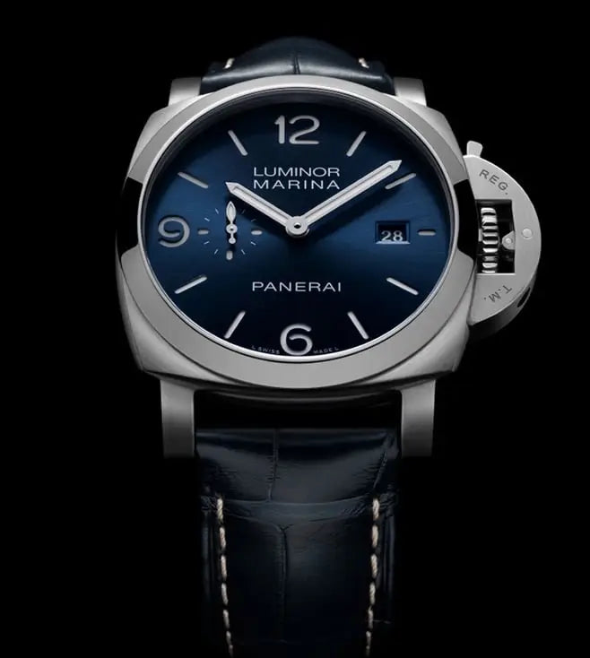 Panerai.. Radiomir Quaranta Blue White Premium Quartz Watch