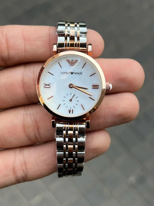 Emporio Arman i classic lady tt rose white marble 525