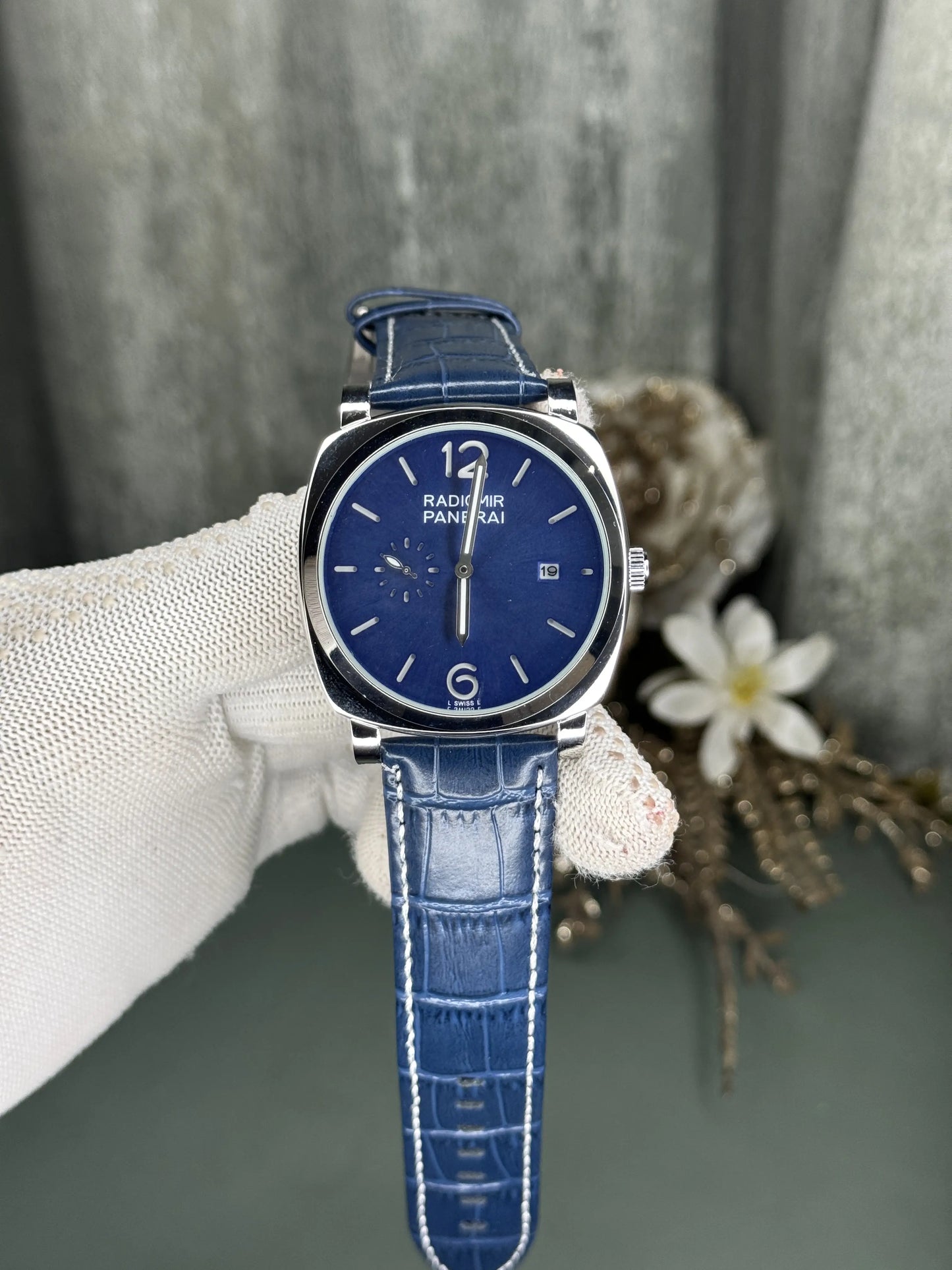Panerai.. Radiomir Quaranta Blue White Premium Quartz Watch