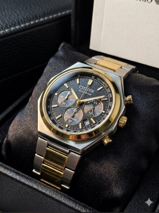 CITIZE N ECODRIVE ZENSHIN TWO TONE BLUE 432