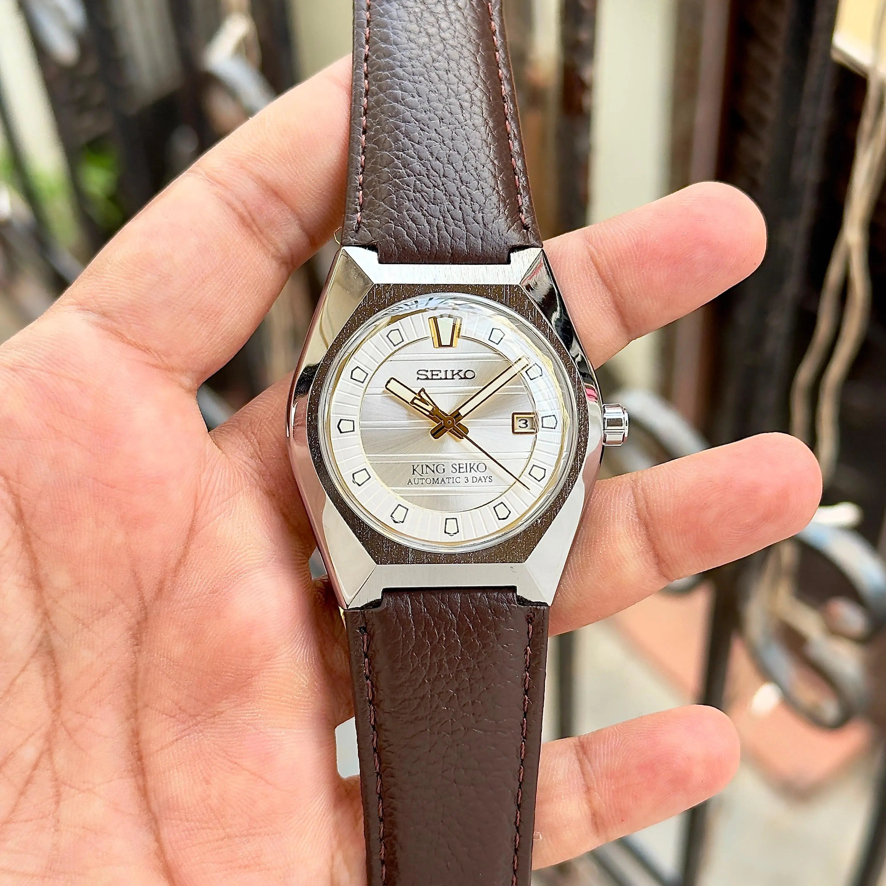 Seiko King Mens Brown