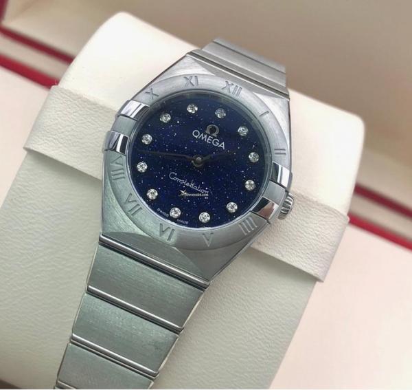 Omeg a constellation silver blue galaxy 28 mm 560