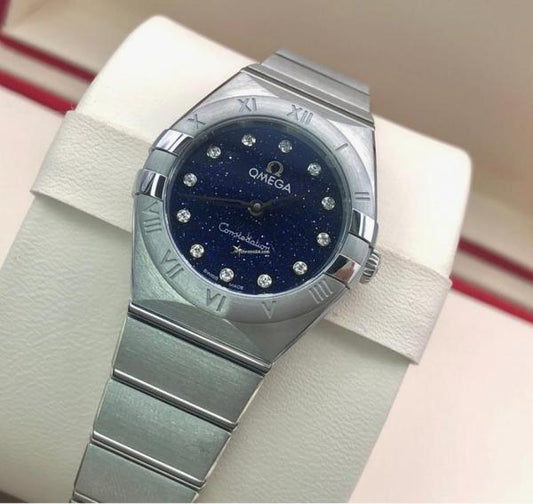Omeg a constellation silver blue galaxy 28 mm 560