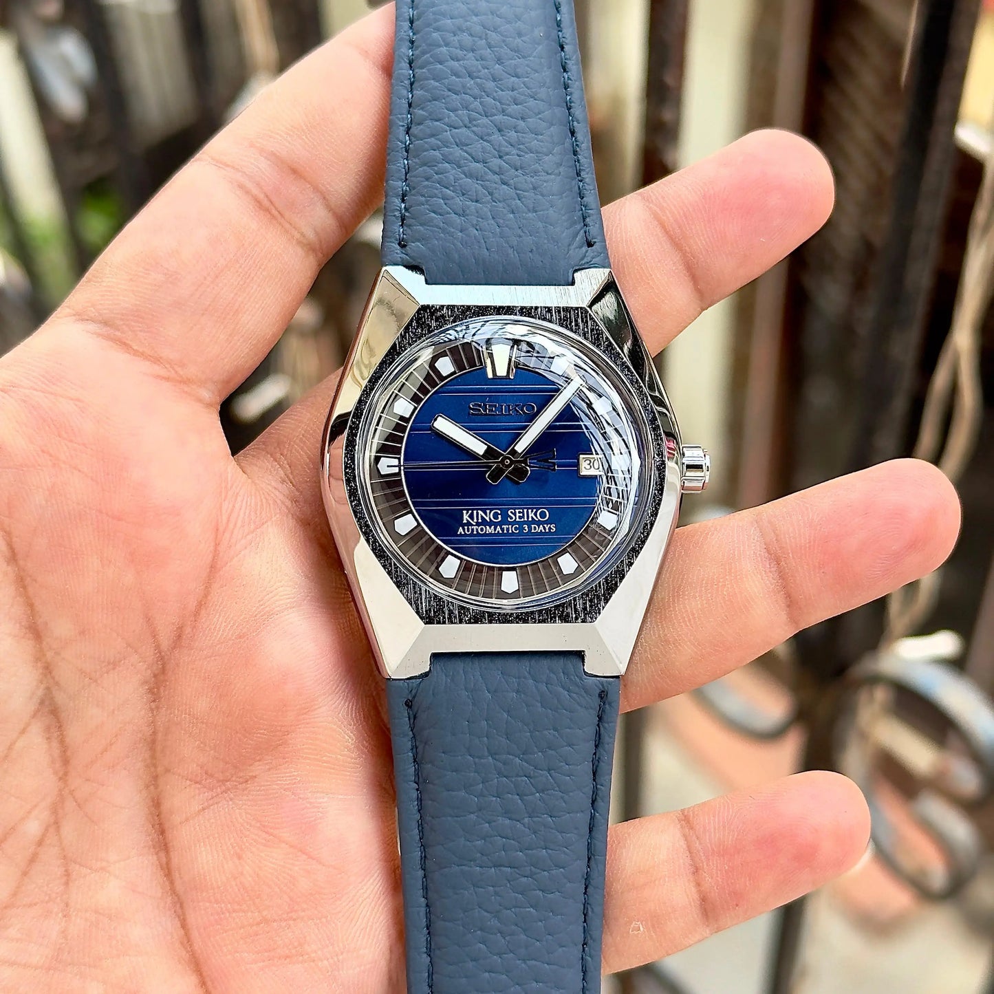 Seiko King Mens Blue