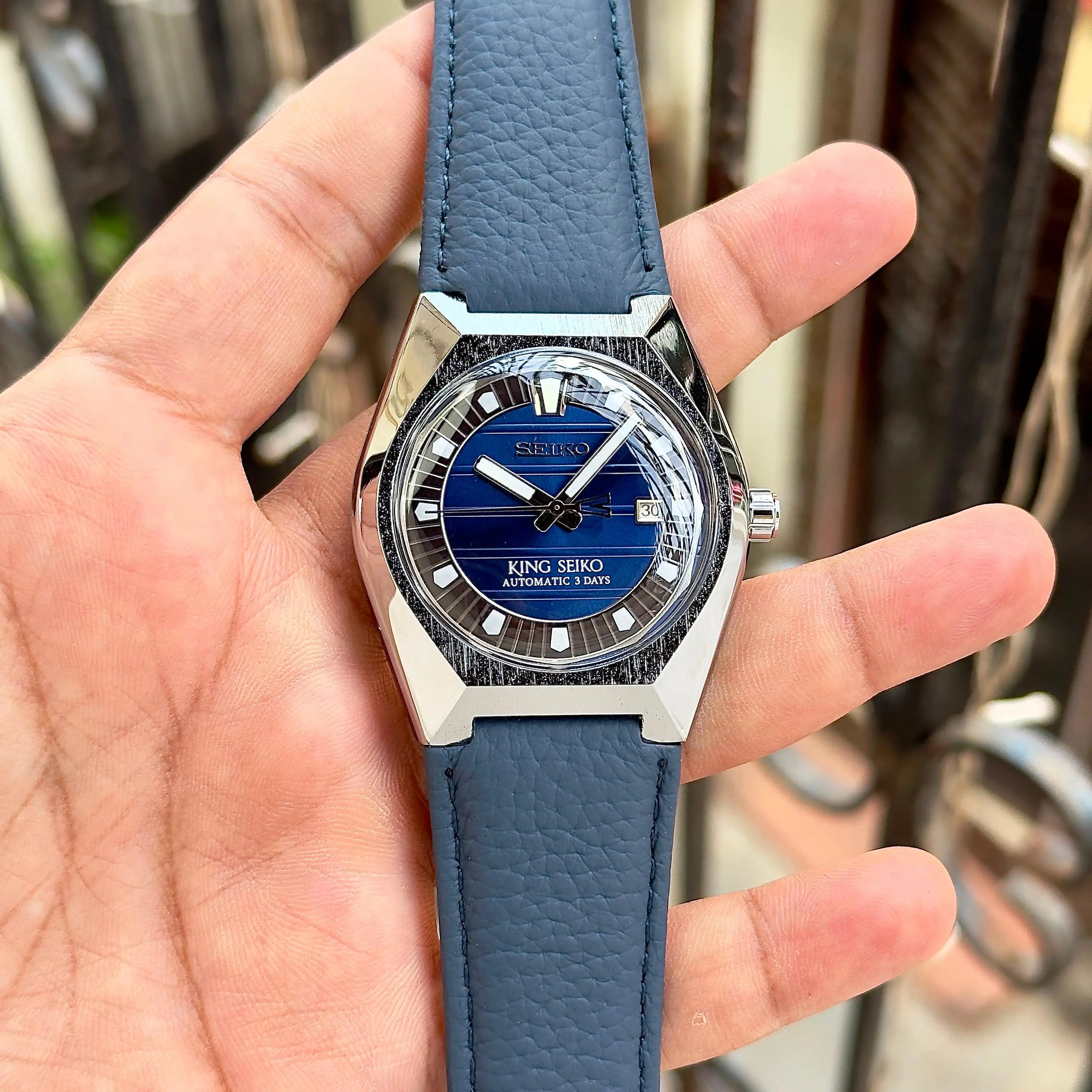 Seiko King Mens Blue