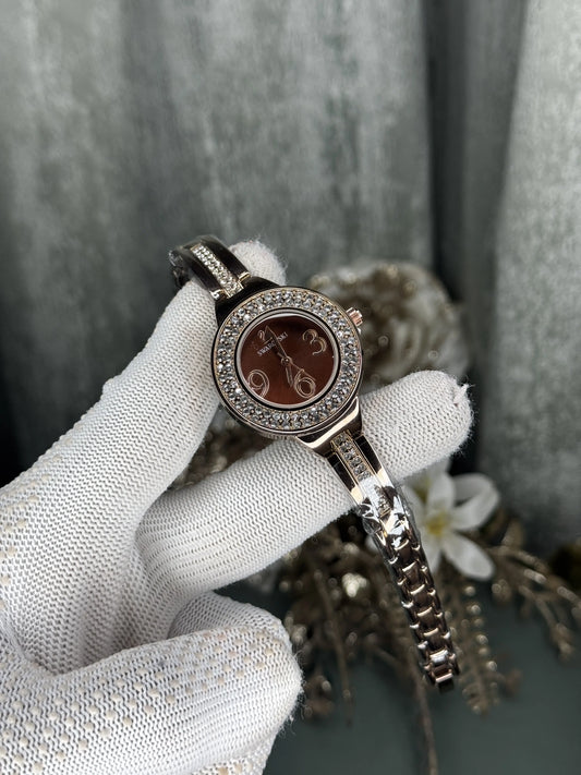Swarovsk i Copper Brown Premium Watch