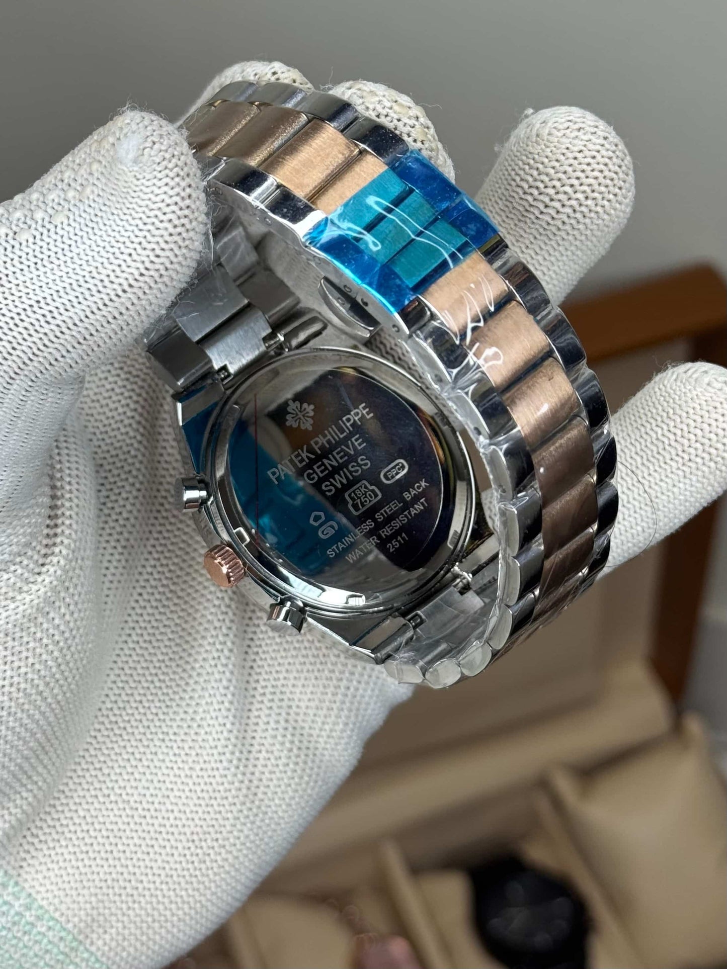 Patek Philippe Dual Black Chronograph Premium Watch