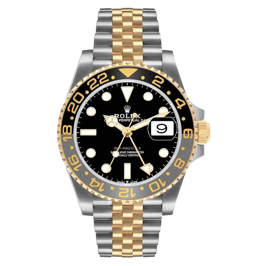 Role_x GMT Master II Zombie Black Grey Steel Yellow Gold Watch Two-tone Luxury Edition Premium Quality mercurewatches.store